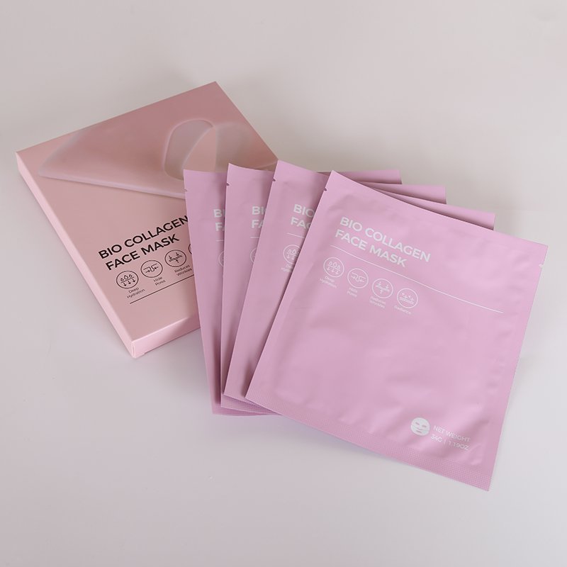Masque feuille gelée rose au PDRN et collagène - 2